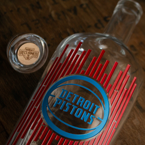 Detroit Pistons Court Decanter