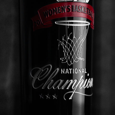 South Carolina 2024 Women's Basketball Champions Etched Wine