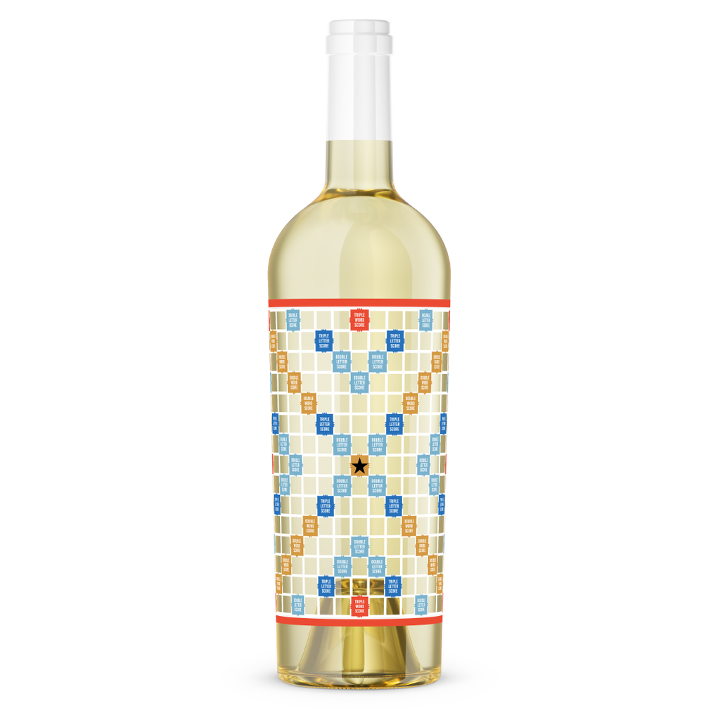 Get ready for game night with the Mano's Wine Scrabble Board Game Night Sauvignon Blanc!