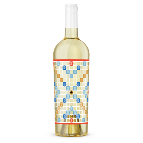 Scrabble Board Game Night Sauvignon Blanc