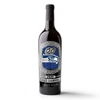 Seattle Seahawks 2025 Championship Ring Etched Wine