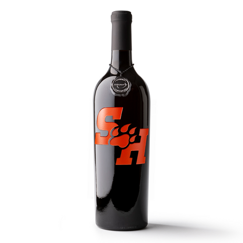Sam Houston State University Etched Wine