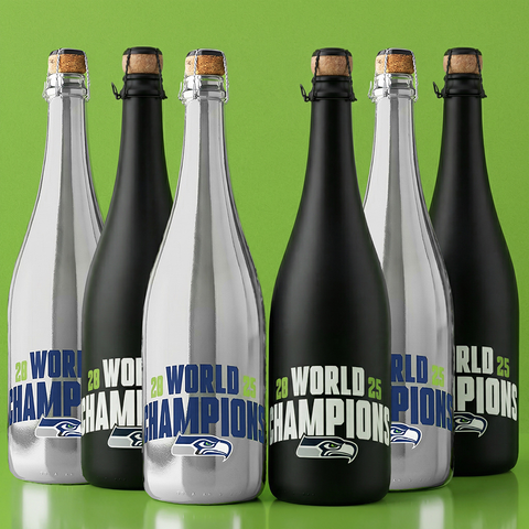 Seattle Seahawks 2025 World Champions Celebration Bubbly Pack