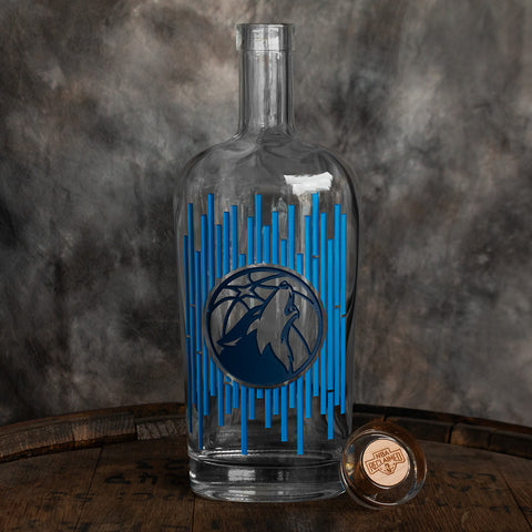 Minnesota Timberwolves Court Decanter
