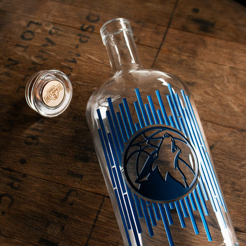 Minnesota Timberwolves Court Decanter