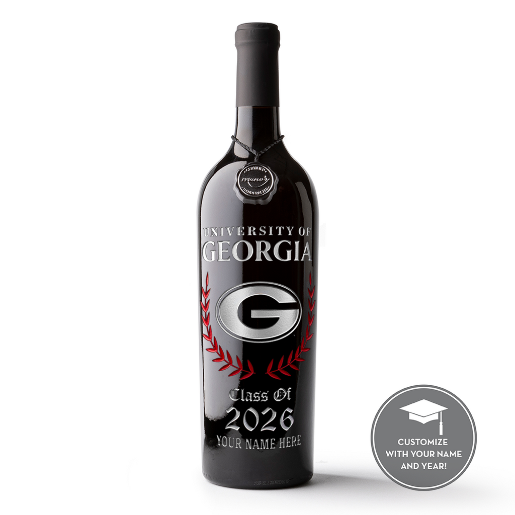 University of Georgia Custom Alumni Display Bottle
