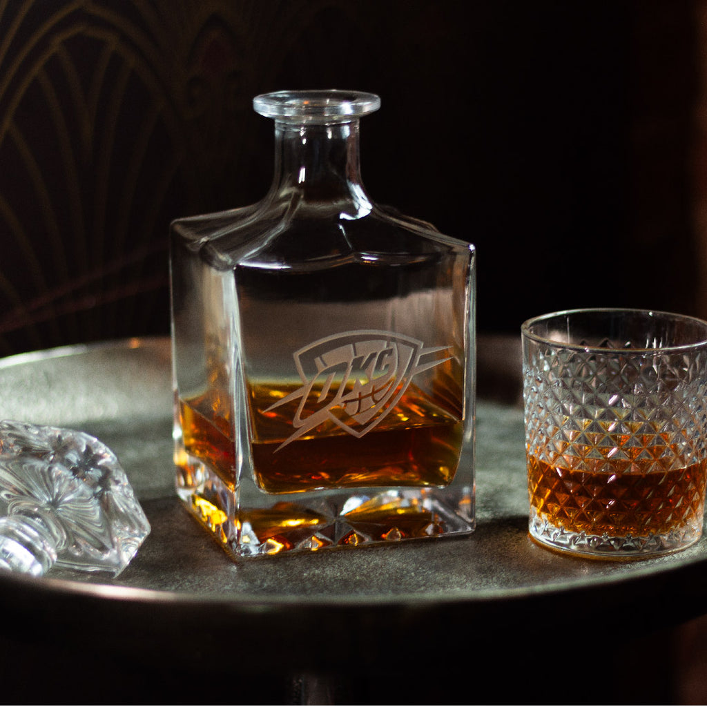 Oklahoma City Thunder Square 1L Decanter