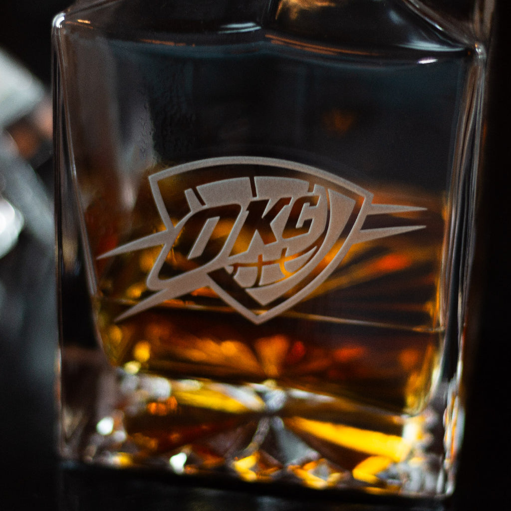 Oklahoma City Thunder Square 1L Decanter