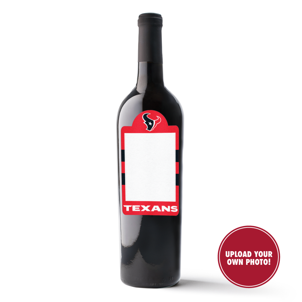 Houston Texans Custom Photo Label Cabernet Sauvignon