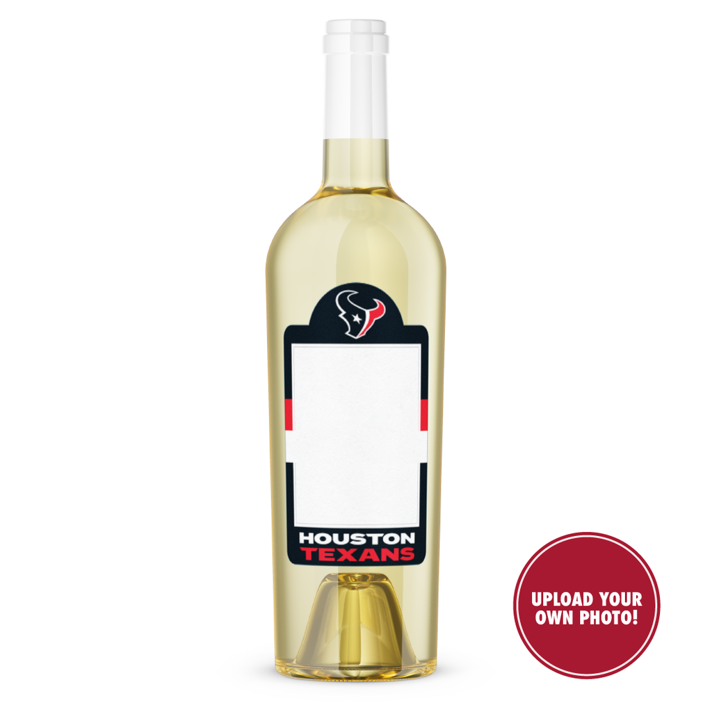 Houston Texans Custom Photo Label Sauvignon Blanc