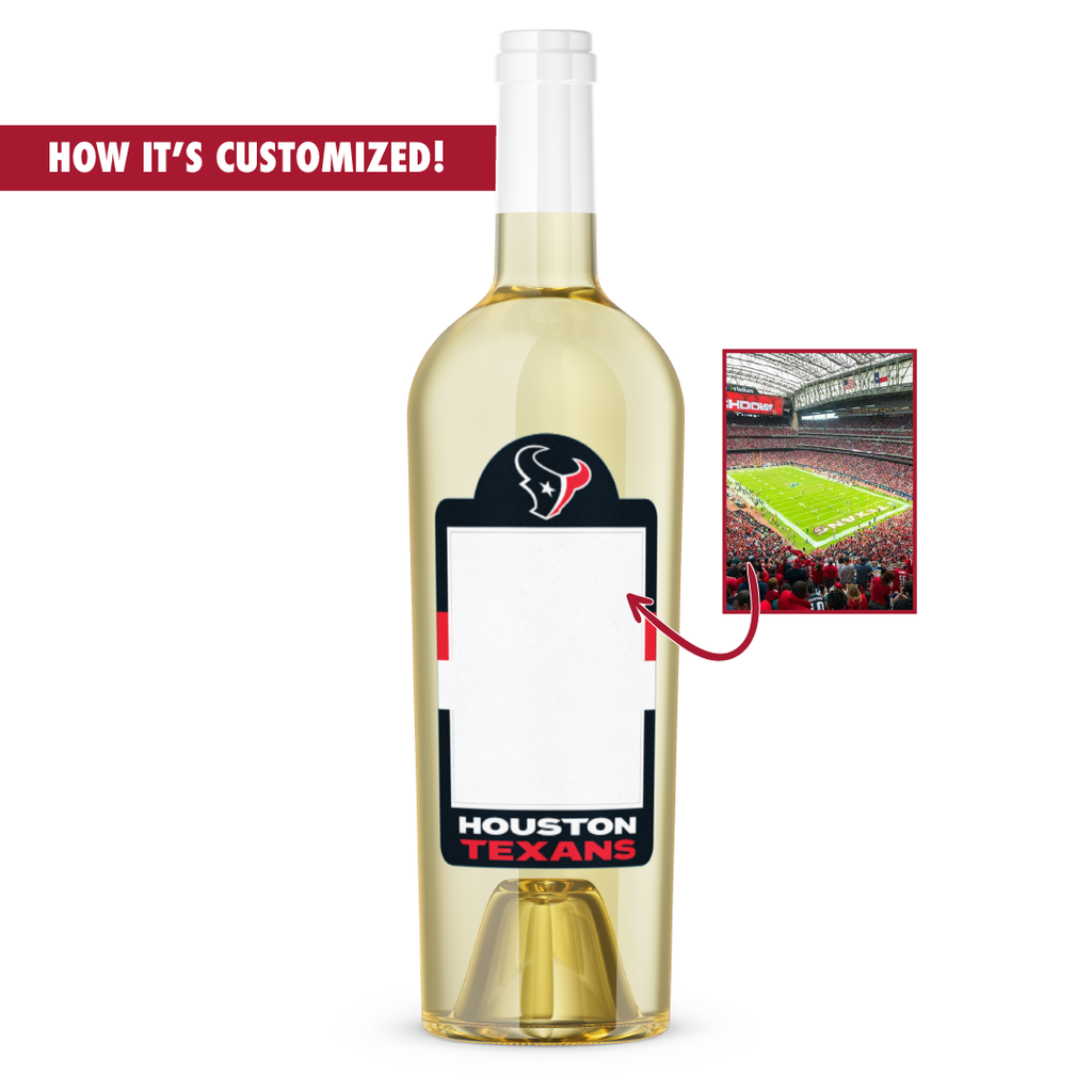 Houston Texans Custom Photo Label Sauvignon Blanc