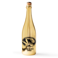 MU Tigers Logo Black & Gold Bubbly