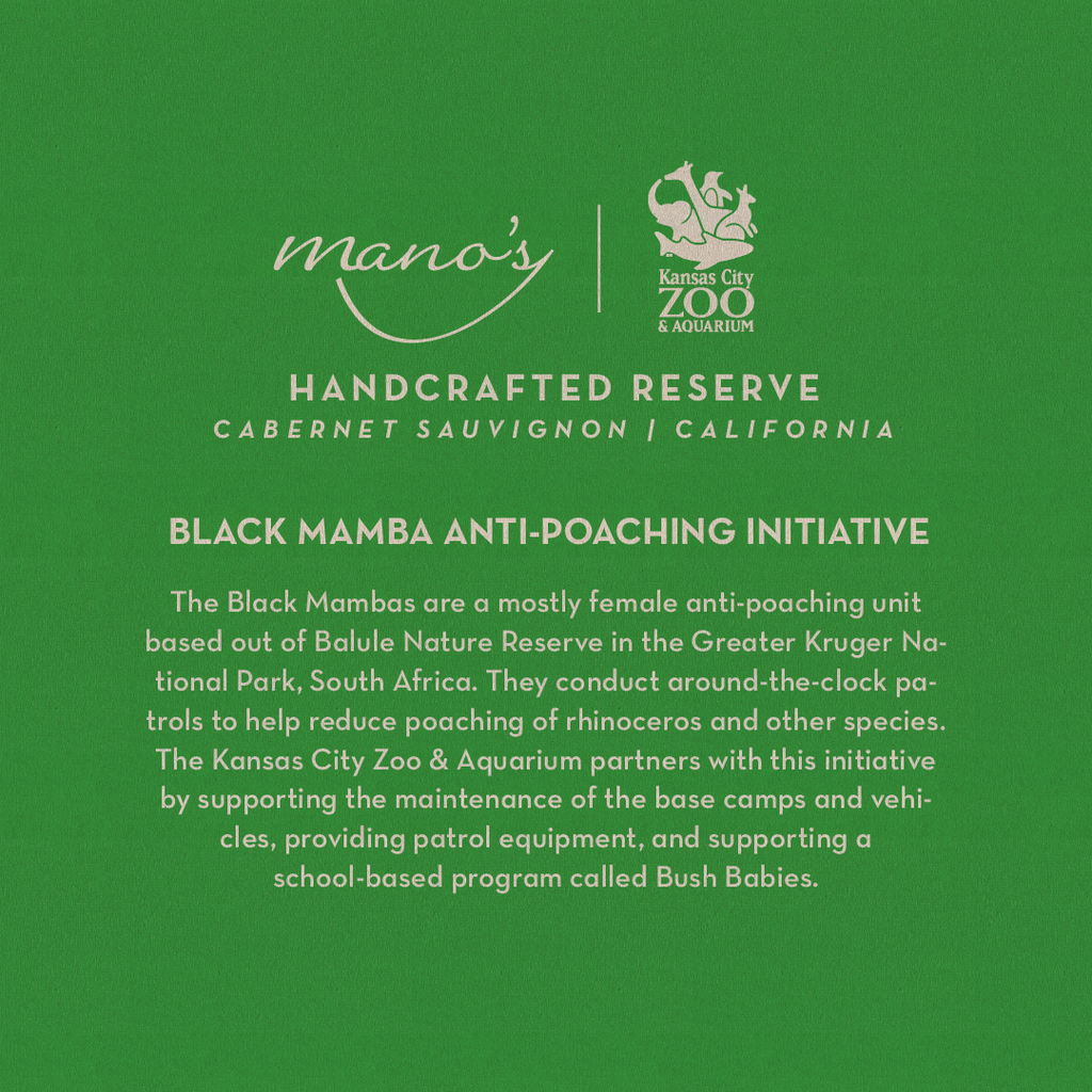 Eastern Black Rhinoceros Etched Cabernet Sauvignon