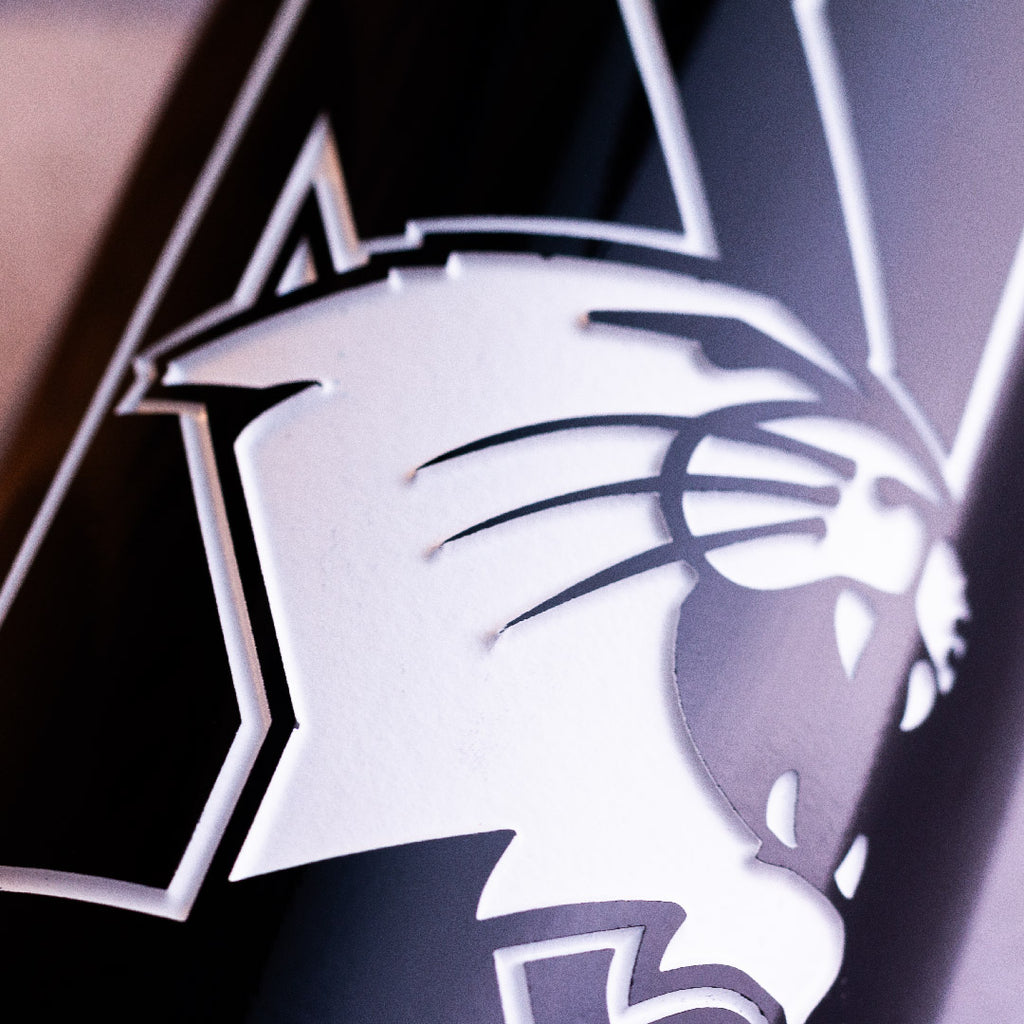 Northwestern University Wildcats Etched Wine
