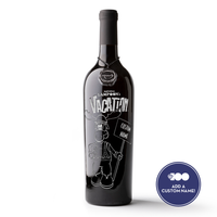 National Lampoons Vacation Custom Name Etched Wine