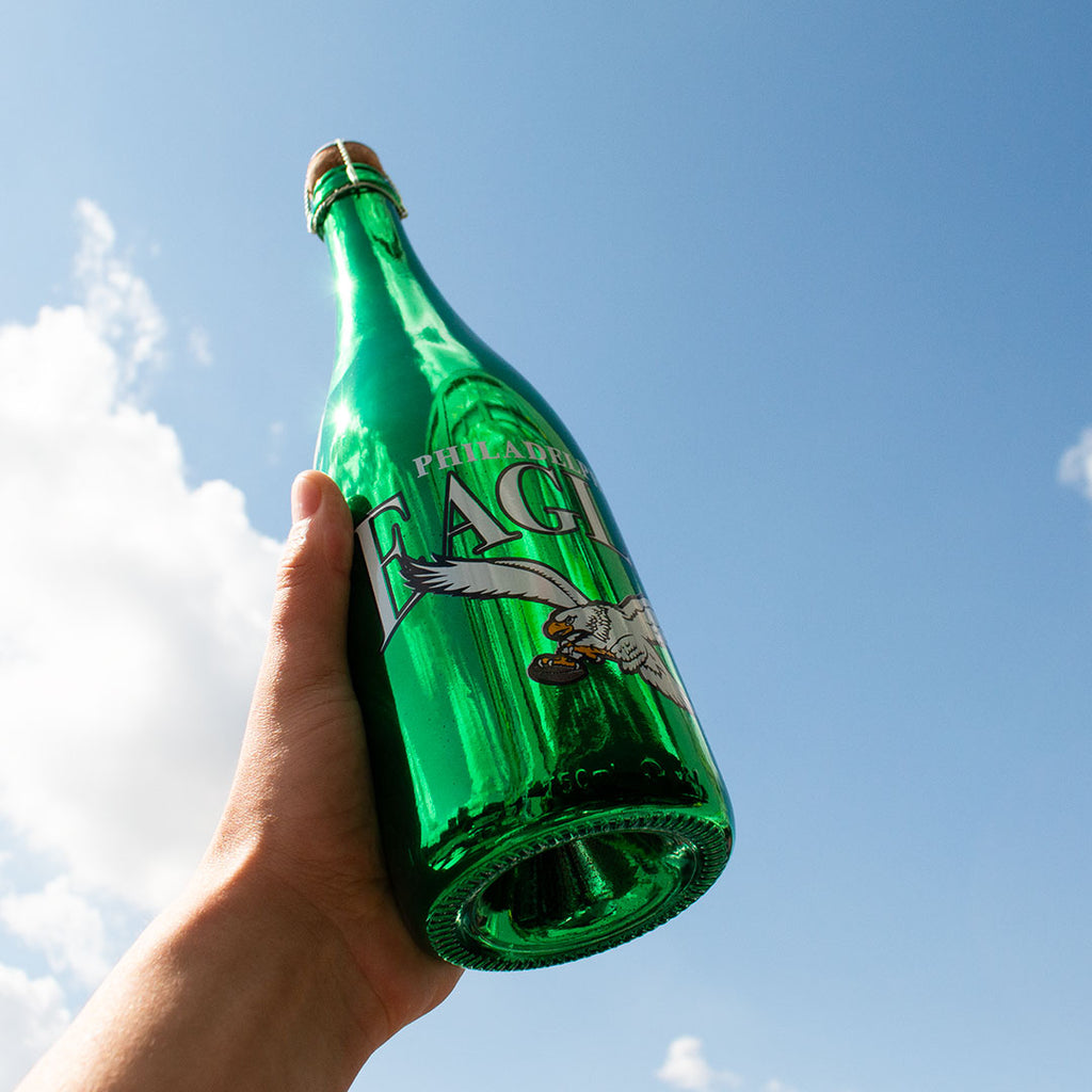 Philadelphia Eagles Metallic Green Bubbly