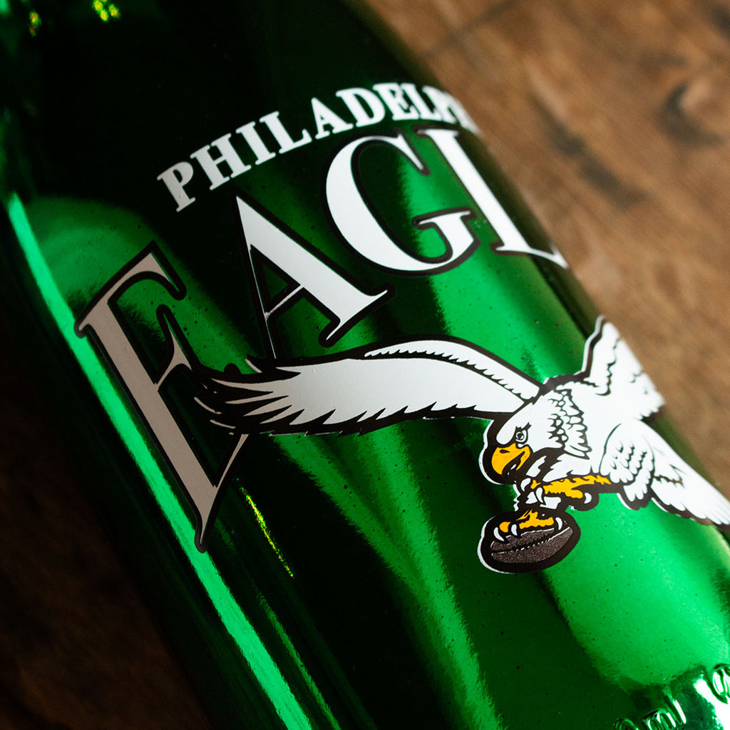 Philadelphia Eagles Metallic Green Bubbly