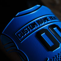 New York Giants Custom Jersey Etched Wine