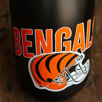Cincinnati Bengals Helmet Black Bubbly