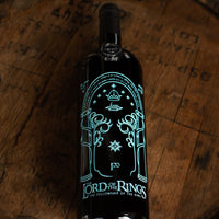 The Lord of the Rings Doors of Durin Etched Wine