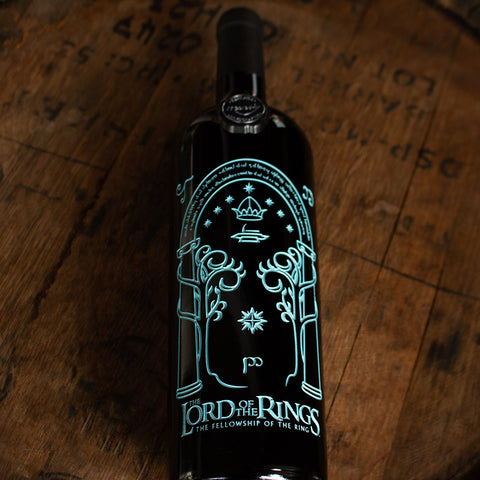 The Lord of the Rings Doors of Durin Etched Wine