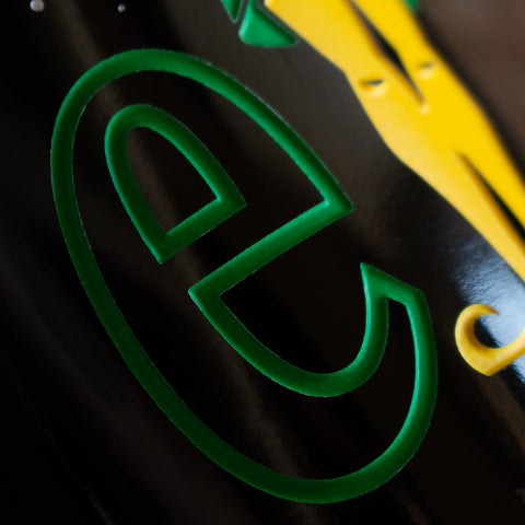 Elf Logo Etched Wine Bottle