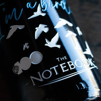 The Notebook Bird Quote Etched Wine