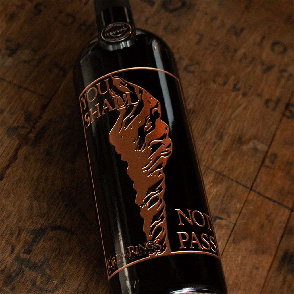 The Lord of the Rings Gandalf the Gray Staff Etched Wine