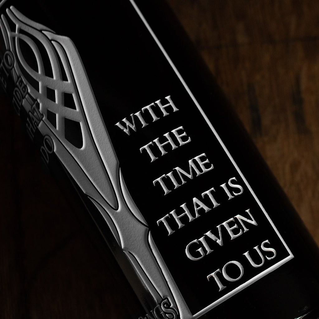 The Lord of the Rings Gandalf the White Staff Etched Wine