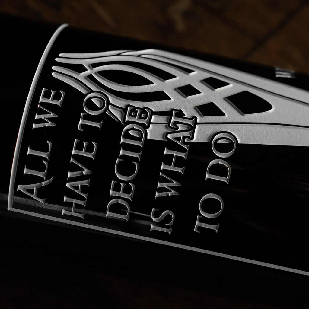The Lord of the Rings Gandalf the White Staff Etched Wine