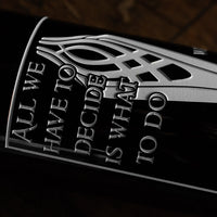 The Lord of the Rings Gandalf the White Staff Etched Wine