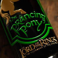 The Lord of the Rings Prancing Pony Etched Wine