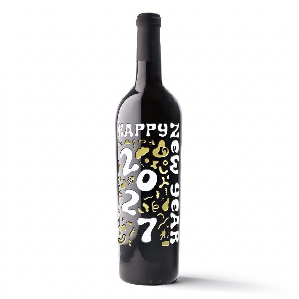 Mano's Wine 2026 カリフォルニア カベルネ・ソーヴィニヨン Happy New Year 2027 Etched Wine – Mano's Wine