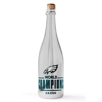 Eagles 2024 World Champions Metallic Silver Bubbly