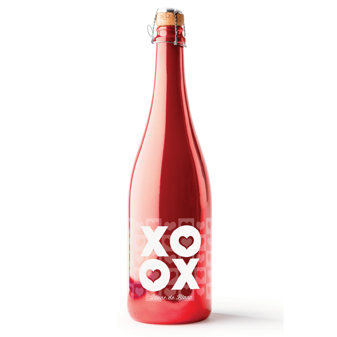 Xoxo Metallic Red Bubbly Manos Wine