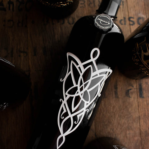 The Lord of the Rings Evenstar Symbol Etched Wine