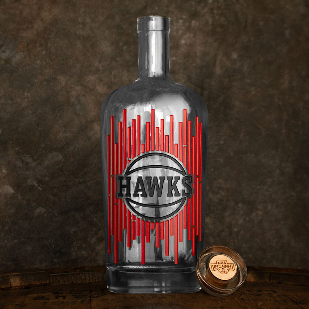 Atlanta Hawks Court Spirits Display Bottle