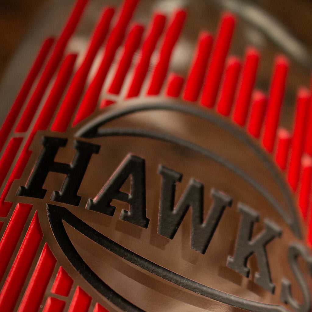 Atlanta Hawks Court Spirits Display Bottle