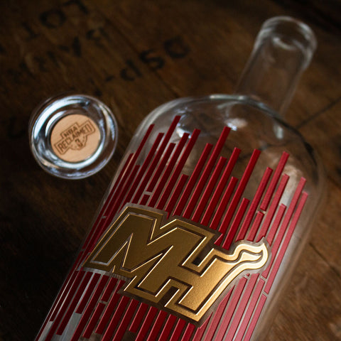 Miami Heat Court Decanter