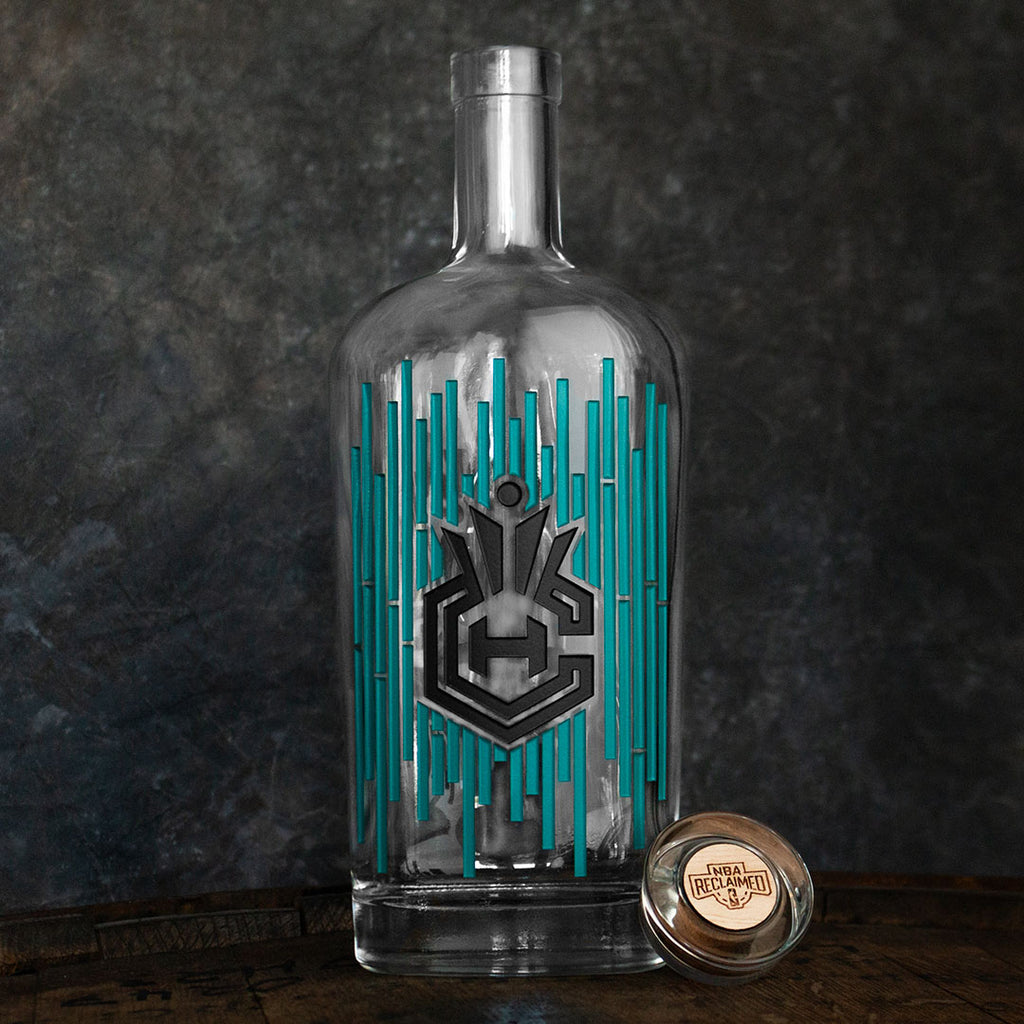 Charlotte Hornets Court Spirits Display Bottle