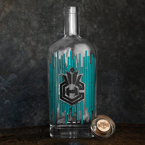 Charlotte Hornets Court Spirits Display Bottle