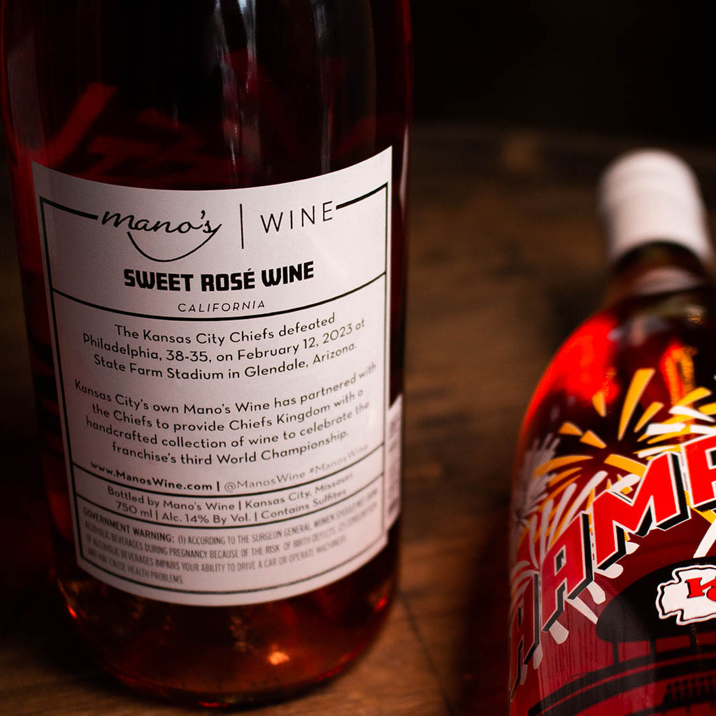 2022 Chiefs World Champions Sweet Rosé