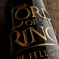 The Lord of the Rings Logo Etched Wine