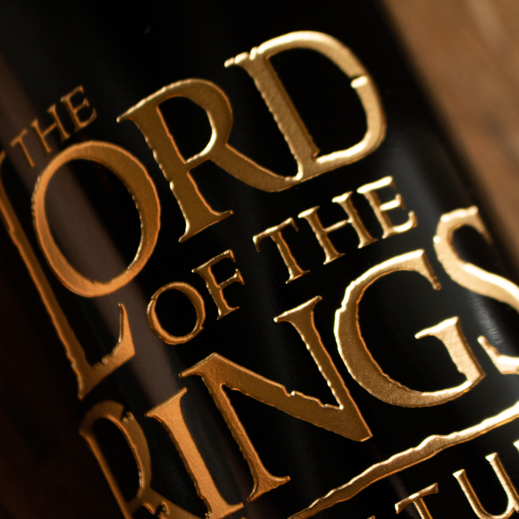 The Lord of the Rings Return of the King Logo Etched Wine