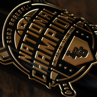 LSU 2023 Baseball National Champions Etched Wine