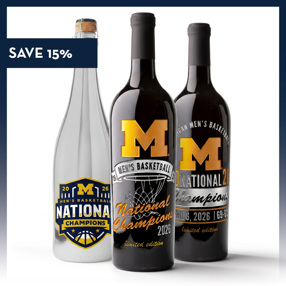 Michigan 2026 Men's Basketball National Champions 3 Pack – Mano's Wine