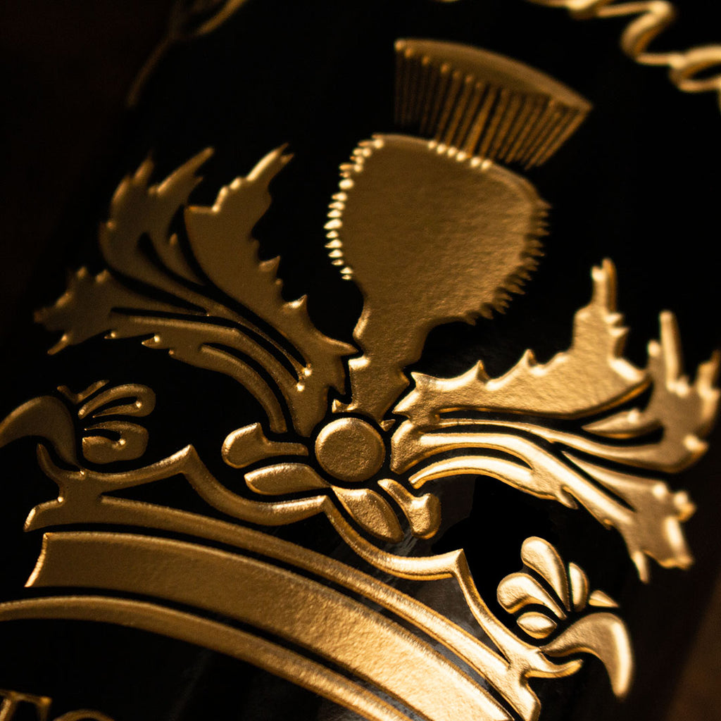 Outlander Sassenach Custom Name Etched Wine Bottle