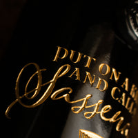 Outlander Sassenach Custom Name Etched Wine Bottle