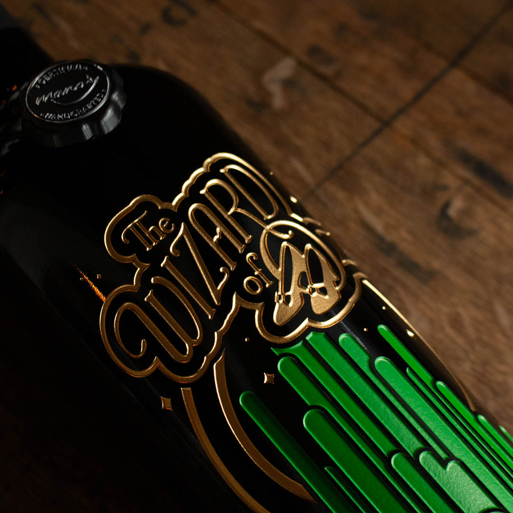 The Wizard of Oz Emerald City Etched Wine