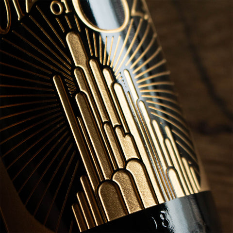 The Wizard of Oz Tree etched wine